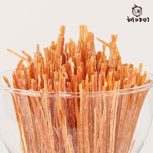 [해야미] 국내가공 빼빼징어 오징어소면 240g