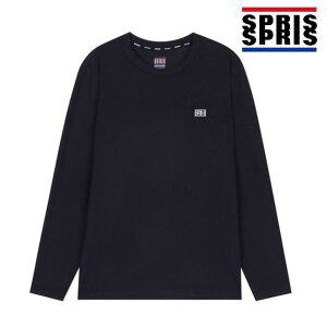 [스프리스] 와펜 라운드 티셔츠_블랙 01