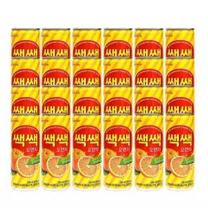 롯데칠성 쌕쌕 오렌지 240ml 24개입/캔음료/무배