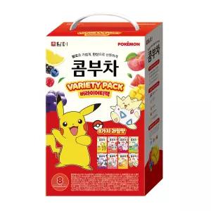 담터 포켓몬 콤부차 버라이어티팩 8종 10Tx8개 (총80T)