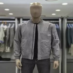 [브렌우드]여름 경량 프린트 블루종 보머 점퍼 그레이 양말증정