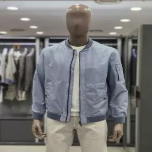 [브렌우드]여름 경량 프린트 블루종 보머 점퍼 블루 양말증정