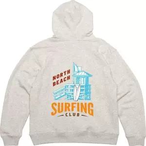 [골드스마일]후드집업 뒷면 프린트티셔츠 노스비치 써핑클럽