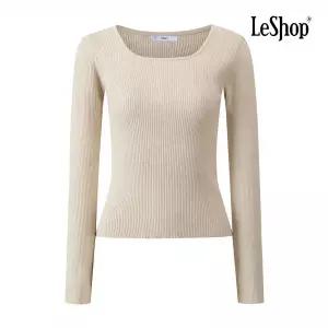 [AK수원점] [르샵] 스퀘어넥 무지 골지 니트 (BQ1KP034A)