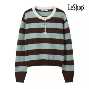 [AK수원점] [르샵] 쓰리 버튼 블록 울 니트 (BQ2KP004A)