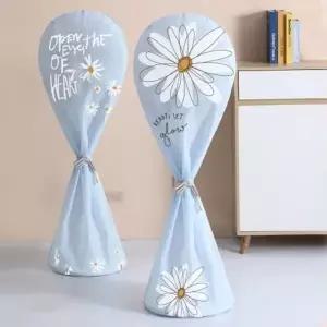 플라워 롱 스탠드 선풍기커버 선풍기망 덮개 먼지차단 보관함