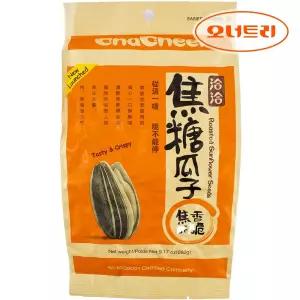 챠챠 해바라기씨 캬라멜향 주황 260g 꽈즈