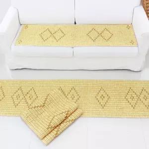 [갤러리데코]대나무 마작 3인 소파자리 매트 50x150cm