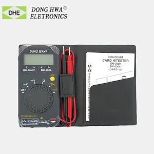 동화 디지털 멀티 테스터 DM-300A 포켓형 멀티미터 전기 전압 테스터기