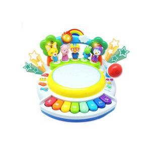 뽀로로 빙글빙글 춤추는 노래방 음악 댄스 멜로디 피아노 실로폰 바이올린 기타 마이크