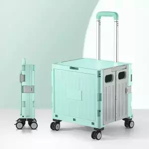 4바퀴 접이식 장바구니캐리어 시장 마트 폴딩 쇼핑카트 