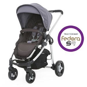 [페도라] 2014 페도라베이비 S9 화이트 디럭스 유모차[전색상] +풋커버+컵홀더