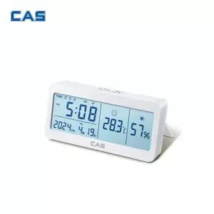 카스 디지털 실내온습도계 T039 시간 달력표시