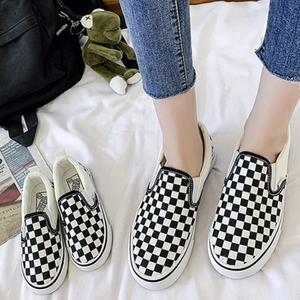 슬립온 체크단화 아동 맘 커플 봄 가을 나들이 데일리 슈즈