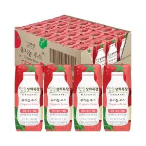 [매일] 상하목장 유기농주스 사과딸기케일 125ml 24팩