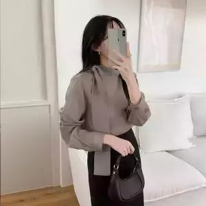 [코코블랑] [코코메이드]로아테 타이 블라우스