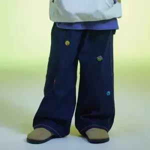 커버낫 키즈 세서미스트리트x 키즈 유틸리티 스트레이트 핏 데님팬츠 인디고 CK2507IP10IN