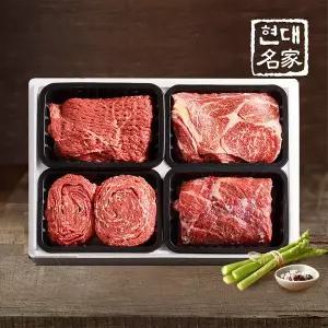 [현대名家]소백산영주한우 냉장 1++ 명품구이정육혼합5호 (등심500g불고기500g국거리(양지)500g산적500g)