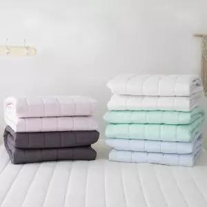 힐링60s 순면 밴딩 카페트 겸 패드/카펫트/거실용/가정용/까는이불/바닥/침대/커버/이불/세트/싱글/차렵