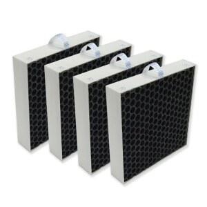 PUREBURG BLUEAIR 5410I 5440I DUSTMAGNET 공기 (필터 필터, 3단계 호환되는 교체 여과 HEPA 활성탄 청정기 4개) 2-IN-1 2팩 H13 시리즈와 5400