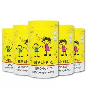 [경남제약] 레모나키즈 츄어블 어린이 청소년 비타민 간식 젤리 100정 5개