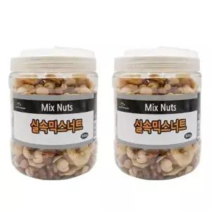 굿모닝너츠 실속 믹스너트 2통 총1.6kg내외