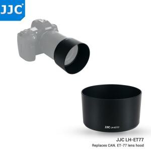Canon RF 85mm F2 매크로 IS STM 렌즈용 JJC ET-77 후드 EOS R6 R5 RP R Ra C70 카메라 67mm 필터 및 캡에