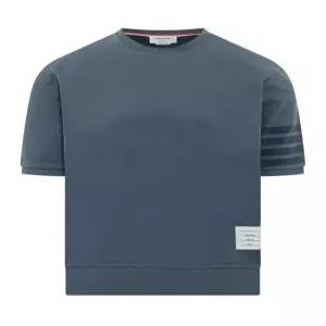 26SS 톰브라운 코튼 저지 4바 티 MJS303A J0253 415 NAVY DOM