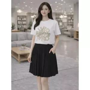 [마르조]블루종 아트웍 티블라우스 KCMFT007_P420400636