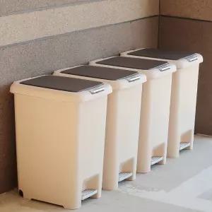 리스토 대용량 반원 사각 휴지통 45L 50L 1p