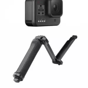 8 고프로 모노포드 호환 셀피 셀카봉 핸들러 액션캠 히어로 3웨이