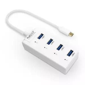 무전원 C타입 USB허브 확장 4포트 노트북 메모리카드 케이블 소켓 멀티 분배기