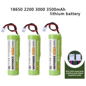 충전식 리튬 배터리 팩 18650 3.7V 2200mAh 3000mAh 블루투스 스피커 비상용 DIY PCB 포함