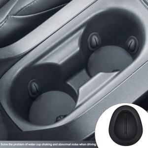 실리카 젤 자동차 음료 컵 거치대 삽입 리미터 슬롯 클립 탄성 흔들림 방지 고정 병 유리 홀더