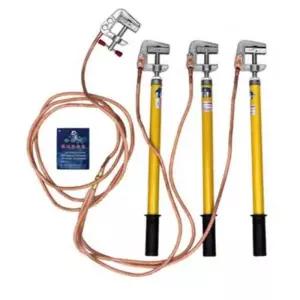 접지봉 단로기 고압 디스콘봉 안전 공사 배전실 전기 0.4KV 0.5m 평막대4개