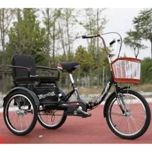 세발자전거성인 어른세발자전거 성인용 3륜 G. 16인치 레드 단일 체인