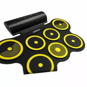 입문용전자드럼 연습용 패드 옐로우용 가정용 세트 휴대용 롤드럼 블루투스