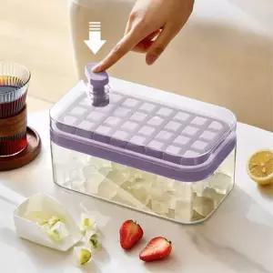 원터치 실리콘 얼음트레이 스쿱 세트 보관통 L439-O