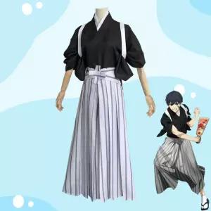 사무라이복장 무대 유카타 사무라이 세트 복장 코스튬