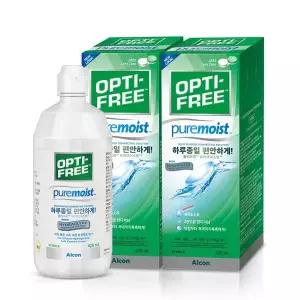 옵티프리 렌즈세척액 퓨어모이스트 420ml 2개