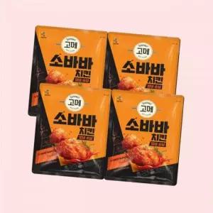 고메 CJ 소바바 양념치킨 순살375g x4봉 4524636