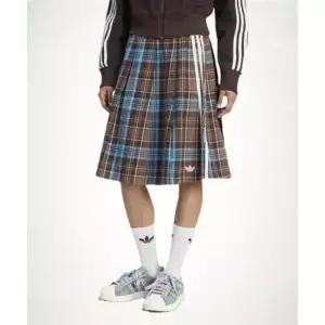 ADIDAS 아디다스 플리츠 체크 스커트 - 브라운블루 KW4529 1803049
