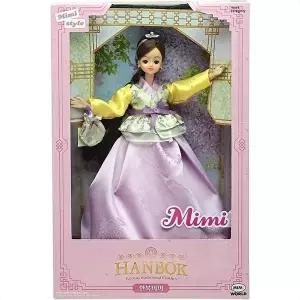 고품질 인형 유채아씨 어린이 미미 미미월드 한복미미 선물 공주인형 어린이인형 미미월드패션놀이 WFLT6U