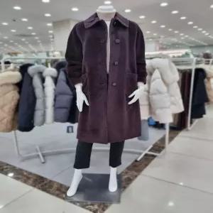 [더아이잗]알파카 울 퀼팅 코트 IMCA0CT22590