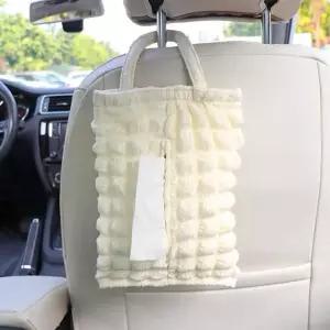 차량용 티슈 커버 냅킨 걸이식 케이스 휴지 걸이