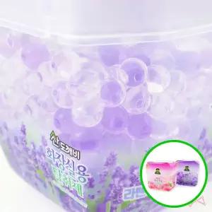 MF05 화장실탈취제 겔타입 300g 피치향 70일지속 인테리어 반짝이구슬 대용량 신혼집탈취 화장실향수 가정