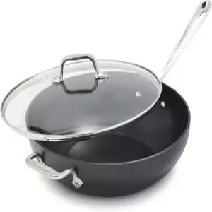 올클래드 HA1 하드 아노다이징 논스틱 셰프용 팬 12인치 인덕션 오븐 브로일러 세이프 500F 뚜껑 350F 냄비