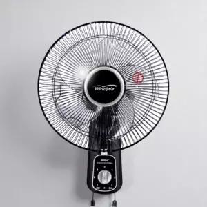 벽걸이선풍기 33cm 강풍 저소음 모델 다단계 풍속 조절