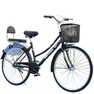 아줌마자전거 바이시클 출근 젊은 바구니 여성용자전거 속도 등원 일본스타일