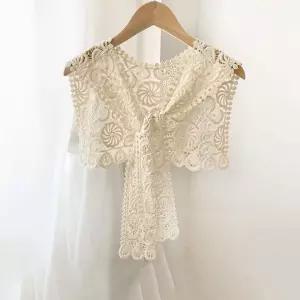 키밍 여성 레이스 어깨 숄 케이프 머플러 니트 가디건